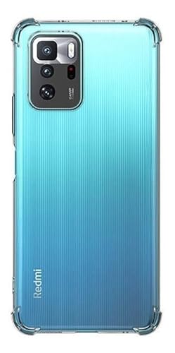 Capinha Anti Queda Transparente para Xiaomi Redmi 10 Prime + Película de Vidro 3D + Pelicula de Came
