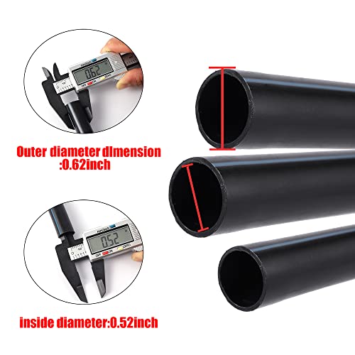 Fogwowo 40 Pcs Barbed Tee 1/2 Inch To 1/4 Inch Drip Irrigation Fittings Kit For (1/2'' Id X 0.60''-0.63'' Od) 16Mm Irrigation Tubing Anti-Drop Barbed Connectors 8 Tee,8 Four-Way,4 Six- Way,20 End Caps #TOP3