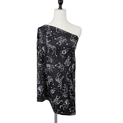 Nursing Cover Carseat Canopy, Rquite Car Seat Covers For Babies Mom Breastfeeding Scarf Infant Multi-Use Cover Ups For Baby Stroller & Shopping Cart & Feeding High Chair -Large Size For Girl Boy #TOP6