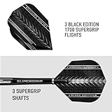 Harrows SUPERGRIP BLACK EDITION 90% Tungsten Steel Tip Darts Set. Available in 21g, 22g, 23g, 24g, 25g, 26g, 28g & 30g - Includes Supergrip Shafts & Supergrip Flights-30g - Image 3