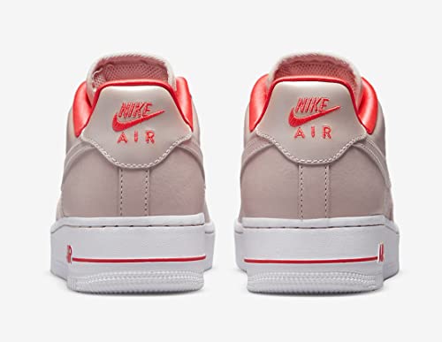 Image of Pink Leather Air Force 1 '07 Womens Lifestyle Shoes by Nike