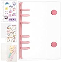 Amazon | バインダー 透明 シール帳 A6【バインダー×1個+リフィル×20枚