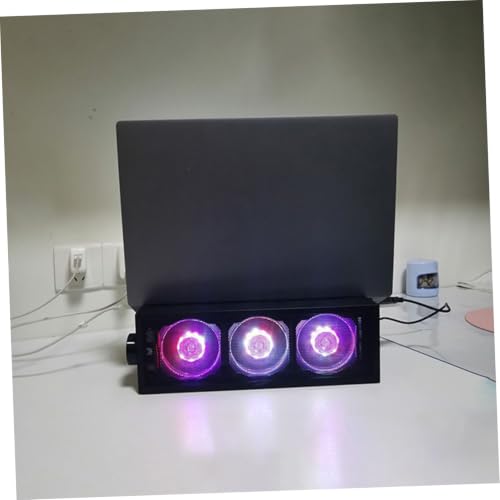 Base para notebook cooler con ventiladores magnéticos Toddmomy miniatura 4