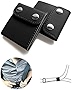 JUSTTOP Seat Belt Adjuster, 2 Pack Universal Vehicle Seat Belt Cover Clips, Comfort Auto Shoulder Neck Protector Strap Positioner Locking Clip, Car Interior Accessories-Black