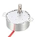 DealMux Synchronmotor AC 24V 2.5-3RPM 50-60Hz CCW/CW 4W Plattenspieler Getriebe für Mikrowellenherd