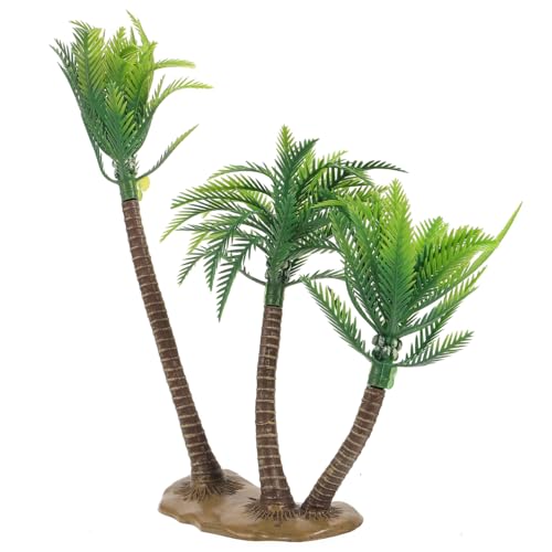椰子の木 リアル フェイクグリーン 樹木模型 人工観賞植物 風景 プラスチック ジオラマ用品 情景コレクション 美しい椰子の木 水槽 テラリウム 庭園 装飾