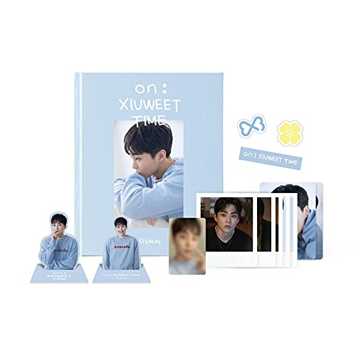 Exo Xiumin - On : Xiuweet Time Photo Story Book incl, Photobook, Photo Standee, Luggage Sticker, Polaroid Photocard Set, Photocard Sleeve, Photocard, Extra Photocards