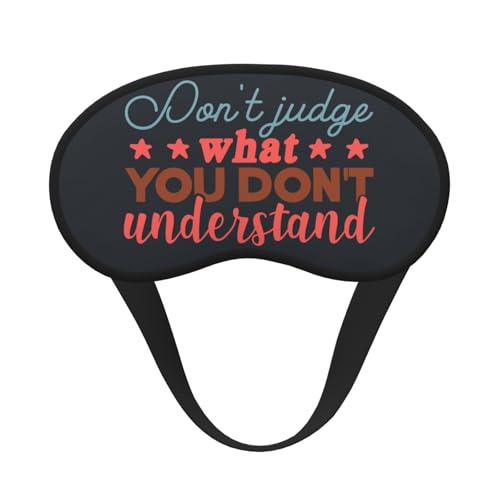 Don't Judge What You Don't Understand Mental Health Black-Edged Full-Coverage