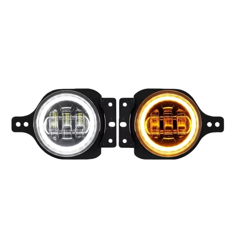 Phare antibrouillard LED Wrangler JL feux de route et de jour pour excursions et trajets
