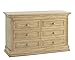 Baby Cache Montana 6 Drawer Dresser In Driftwood