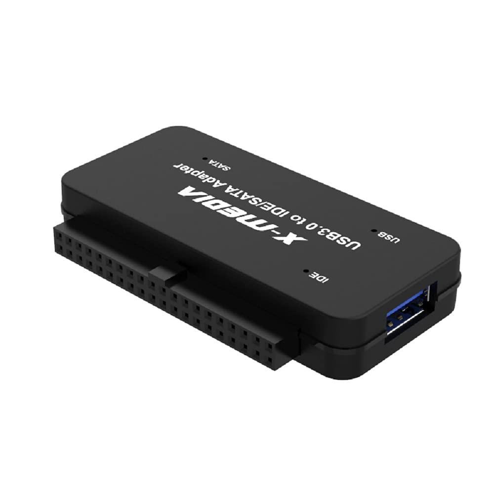 X-MEDIA XM-UB3235S V2 USB 3.0 vers IDE SATA Adaptateur Convertisseur, Lecteur de Disque Dur Externe / Adaptateur - Support 2.5/3.5" HDD/SSD Disque Dur