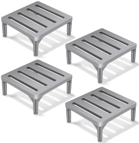 Image of DVI Heavy Duty Grey Plant Stand | Pack of 4 | Strong, Durable, Rust-Proof | Supports Up to 200 Kg | Indoor & Outdoor Use | Pot Stand for Big Size Plants | All Weather Resistant Pot Stand