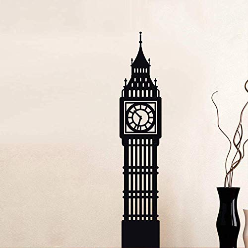 Big Ben London Patrón De Construcción Pegatinas De Pared Para Sala De Estar Papel Tapiz Para El Hogar Vinilo Extraíble Tatuajes De Pared Murales 23X114Cm Cover