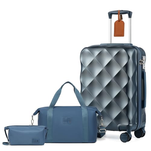 Sea Choice Maletas De Viaje Maleta Set 3 Piezas Maletas Con Neceser A Juego Con Cerradura Tsa 4 Ruedas Sea Choice Maletas De Viaje Maleta Set 3 Piezas Maletas Con Neceser A Juego Con Cerradura Tsa 4 Ruedas