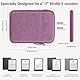 MoKo 6-7 Zoll Kindle Sleeve Tasche, schützende Nylonhülle kompatibel mit Kindle Colorsoft, Kindle Paperwhite 12. Gen 2024, Kindle 2024-2016, Fire 8/7, Kindle Oasis E-Reader, Violett