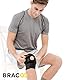 Bracoo Kniebandage Männer Damen, Bandage Knie, Sport Kniestütze mit Ringförmige Patella-Stütze, Knie Schmerzen Bandage für Training, Laufen, Arthritis, Gelenkentzündung, KS10, Schwarz