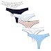 ABClothing Ropa interior para mujer Paquete de 6 algodón Tangas Tanga Bragas...