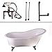 Barclay Butera Tub Kit 67" CI Slipper, Tub