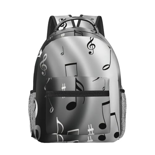 Sac de travail imprimé musique idéal comme article personnel en avion