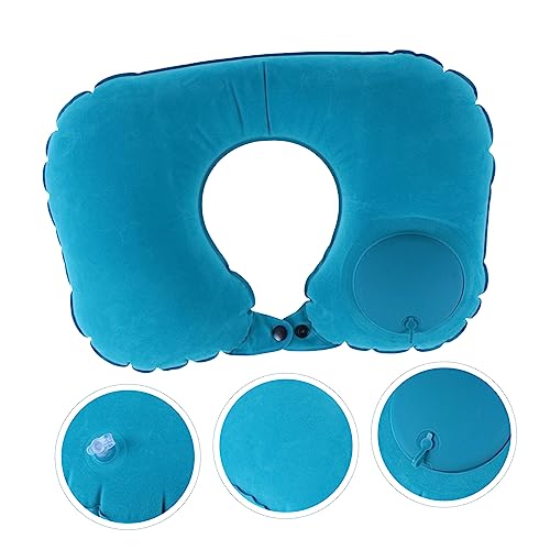 Set 2 Almohadas Inflables en Forma de U para Viaje miniatura 6