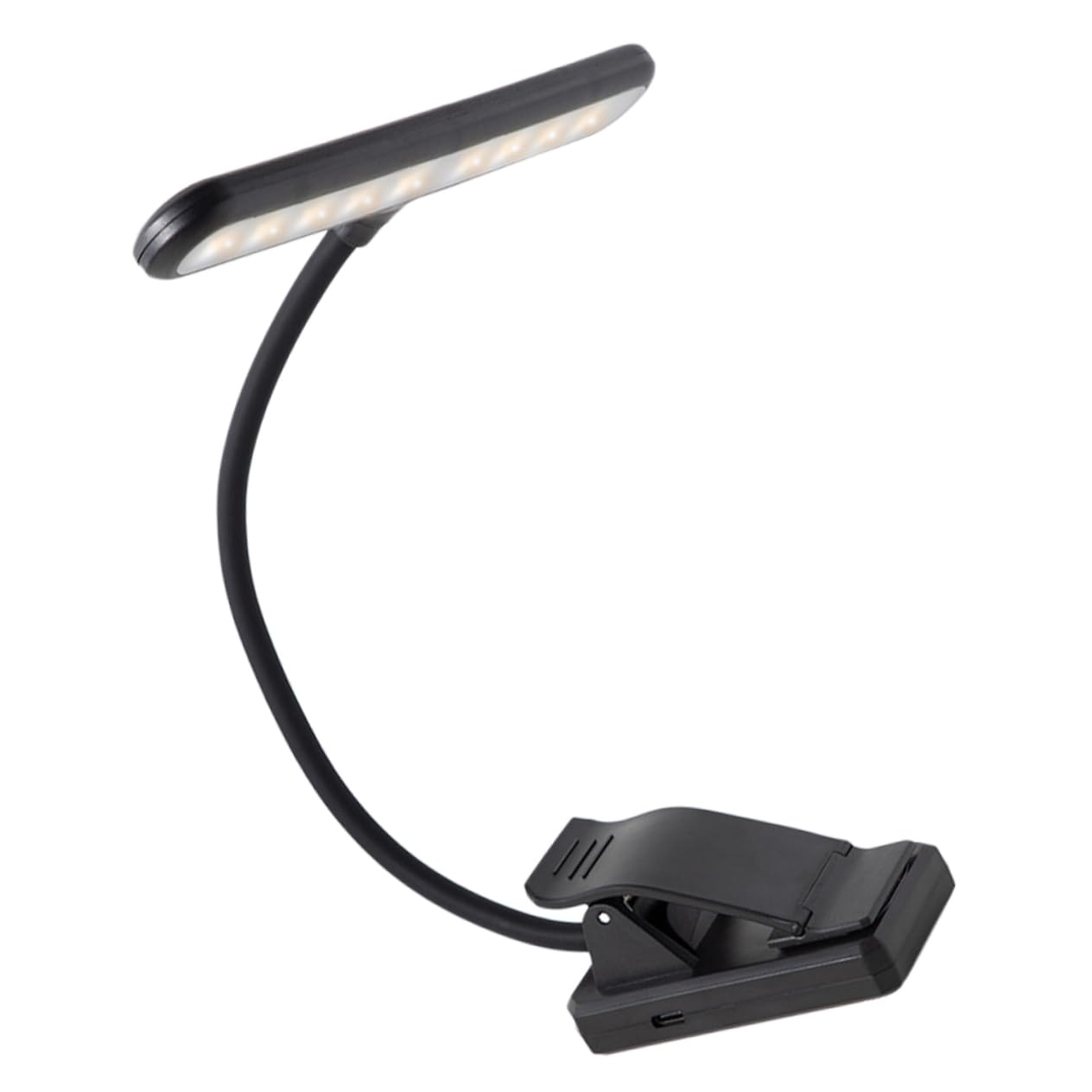 Mikinona Rechargeable Piano Light 27 Led Clips Dimmable Music Score Lamp for Upright Room Light