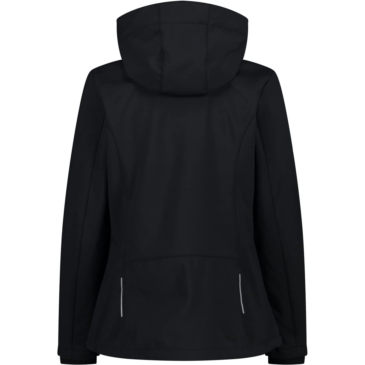CMP Giacca In Softshell Da Donna Con Cappuccio Removibile, Nero 01, 3XL
