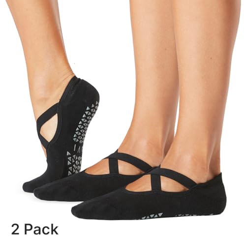 Image of TAVI Chloe Pilates Socks with Grips for Women