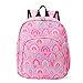 CLUCI Kids Backpack for Girls Toddler Backpack for Preschool Kindergarten Child Cute Daycare School Bookbag Travel Pink Rainbow