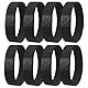 Alriedy 8 Stück Schnürsenkel Fixierband Kinder,Schnürsenkel Fixierband Anti,Loose Band Fußballschuhe Reißfeste Fixierband Für Fußballschuhe, Stretching Band Verhindert Schleifenlösung