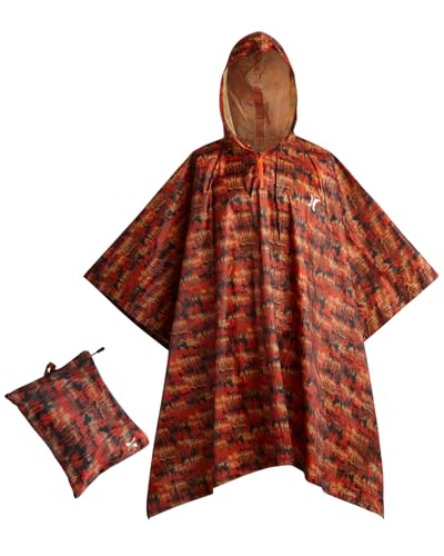 Ponchos de pluie adultes pliables Hurley finie la pluie en rando