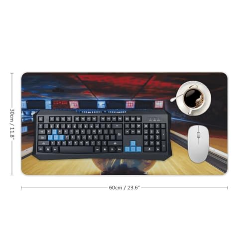 Bowling Desk Mat Alfombrilla grande antideslizante miniatura 2