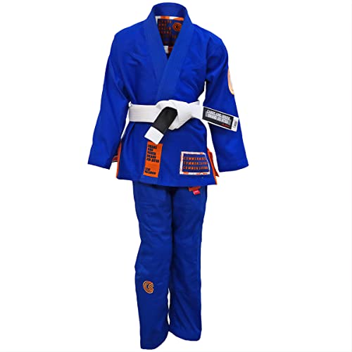 Chaos and Order Kid's Base Label V2 BJJ Gi - M0 - Blue