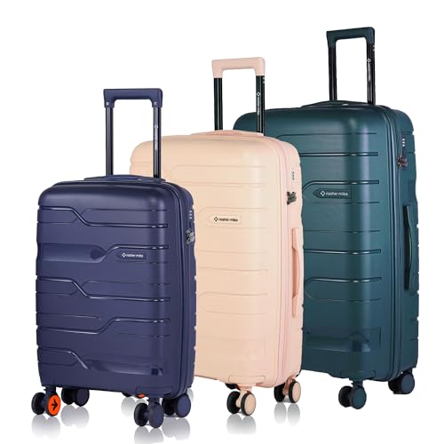 Nasher Miles Paris Hard-Sided Polypropylene Luggage Set of 3 | 55...