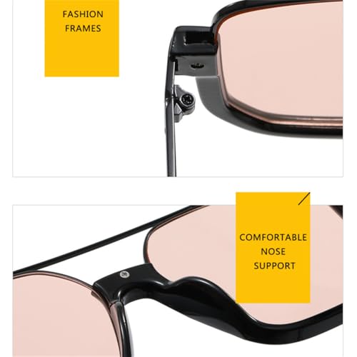 Summer Semi-Rimless Sunglasses For Women Men Retro Frame Sun Glasses Shades UV400 Eyeglasses3