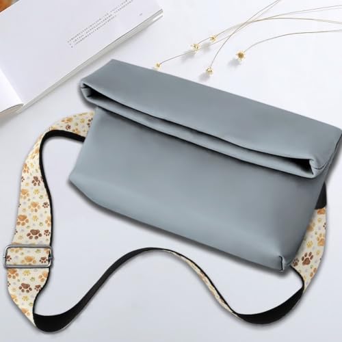 Image of Adjustable Purse Strap Replacement, Wide Shoulder Canvas Bag Strap, Crossbody Handbag Strap