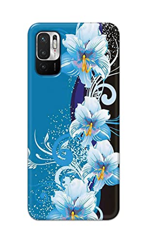 Image of PRINTFIDAA Beautiful Floral Design Printed Designer Hard Case for Redmi Note 10T (5G), Redmi Note 10 (5G) Back Cover -(e) RPM1006