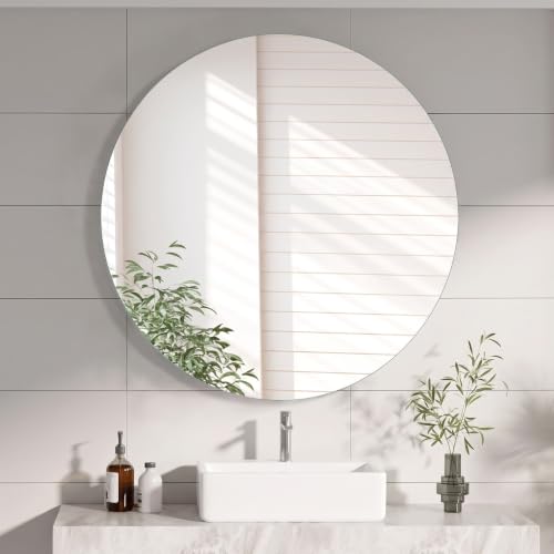 HESONTH 28 Inch Frameless Round Cabinet