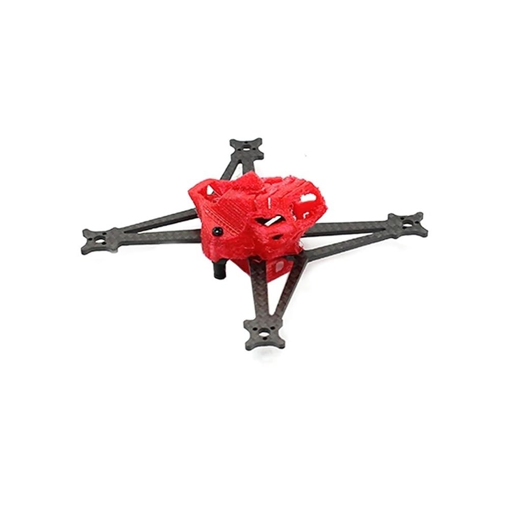 Kit de Marco for dron de Carreras FPV de 1 Pieza, Compatible con cuadricóptero con Distancia Entre Ejes de 105 mm, Soporte for batería y toldo.(Only Frame)