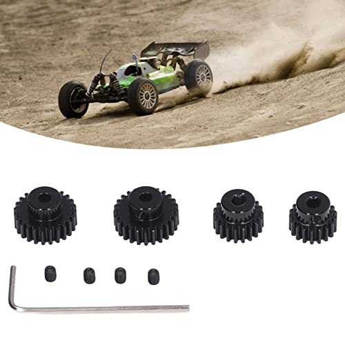 RiToEasysports RC Car Gears, 3.175mm Pinion Gear Set for TT01 TT02 TB02 TA05, Universal 18T 19T 23T 24T Steel, Adult, Car, Game, Play - Image 4