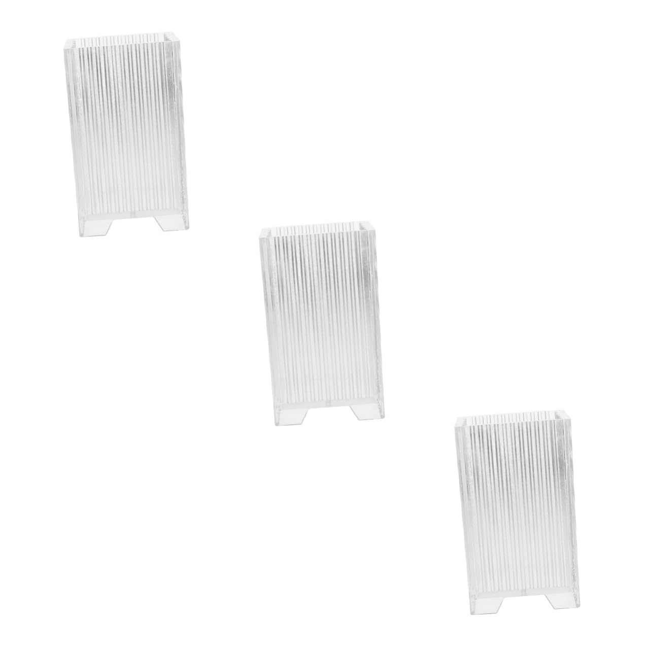 Moule à bougie plastique carré Angoily x3 pour création parfumée durable