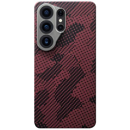Coque Samsung S26 Ultra fibre aramide 1mm étui mince texture tissée protection objectif métal