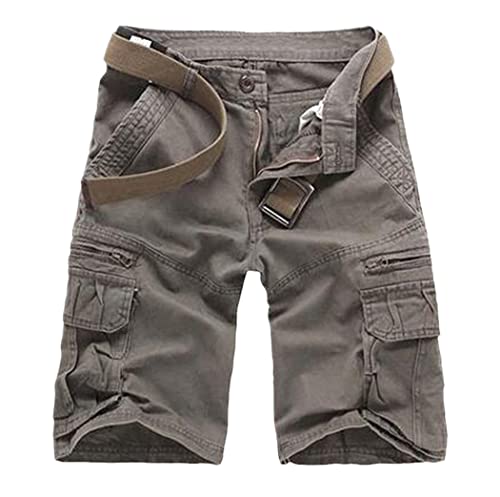 Short cargo en coton robuste pour homme résistant avec poches de rangement