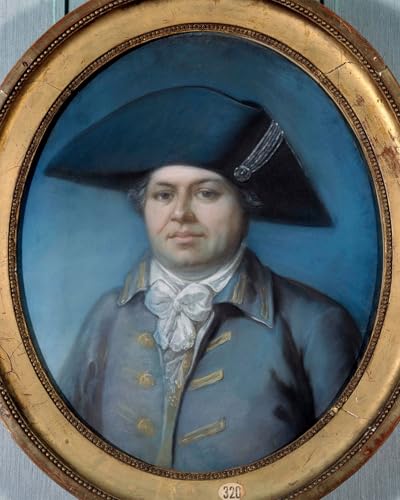 Tableau toile portrait Georges Cadoudal pour habiller un grand mur vide avec une oeuvre d'art 60x90