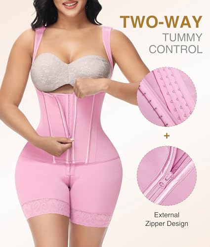 Image of M MYODRESS Fajas Colombianas Moldeadoras Shapewear Tummy Control Body Shaper Girdles Post Surgery Compression Garment