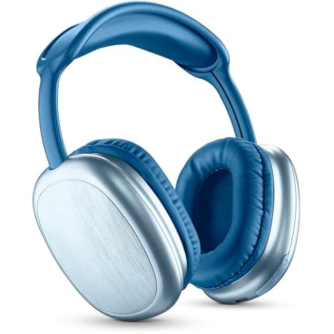 Music Sound MAXI2 Bluetooth Headphones, Blue Cover