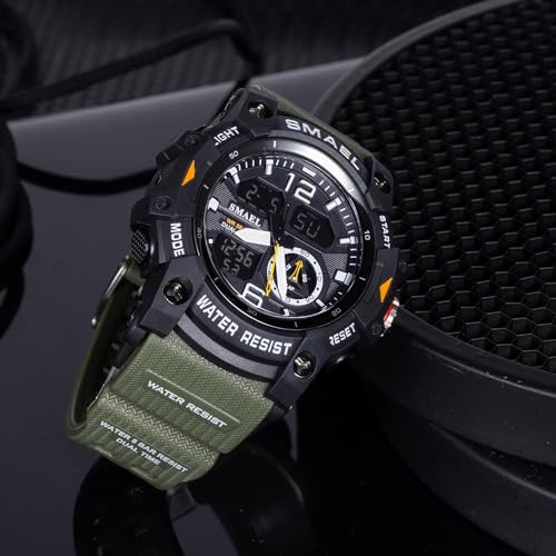Image of Gosasa Men's Watches Multi Function Military S-Shock Sports Watch LED Digital Waterproof Alarm Watches