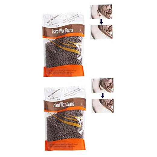 Beaupretty 2 Unidades Recarga De Cera De Cabelo Depilação Grossa Depilação Com Cera Feijões De Cera Quente Cera De Cabelo Facial Cera Dura Nas Axilas Cera Grossa Tiras De Cera Corpo