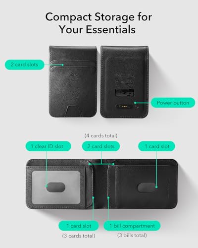 ESR Geo Wallet with Find My Functionality, RFID Blocking, iOS Only - image 9