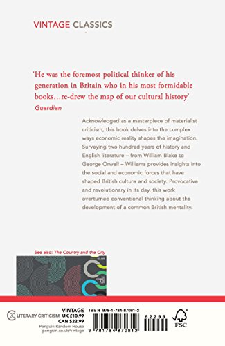 Culture and Society: 1780–1950