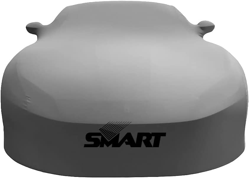 Car Covers, for Smart Brabus fortwo (C 451) 2007-2015 Velvet Stretch Breathable Protection Dust-Proof Sunscreen Underground Garage, Auto Accessories,B-Thickened